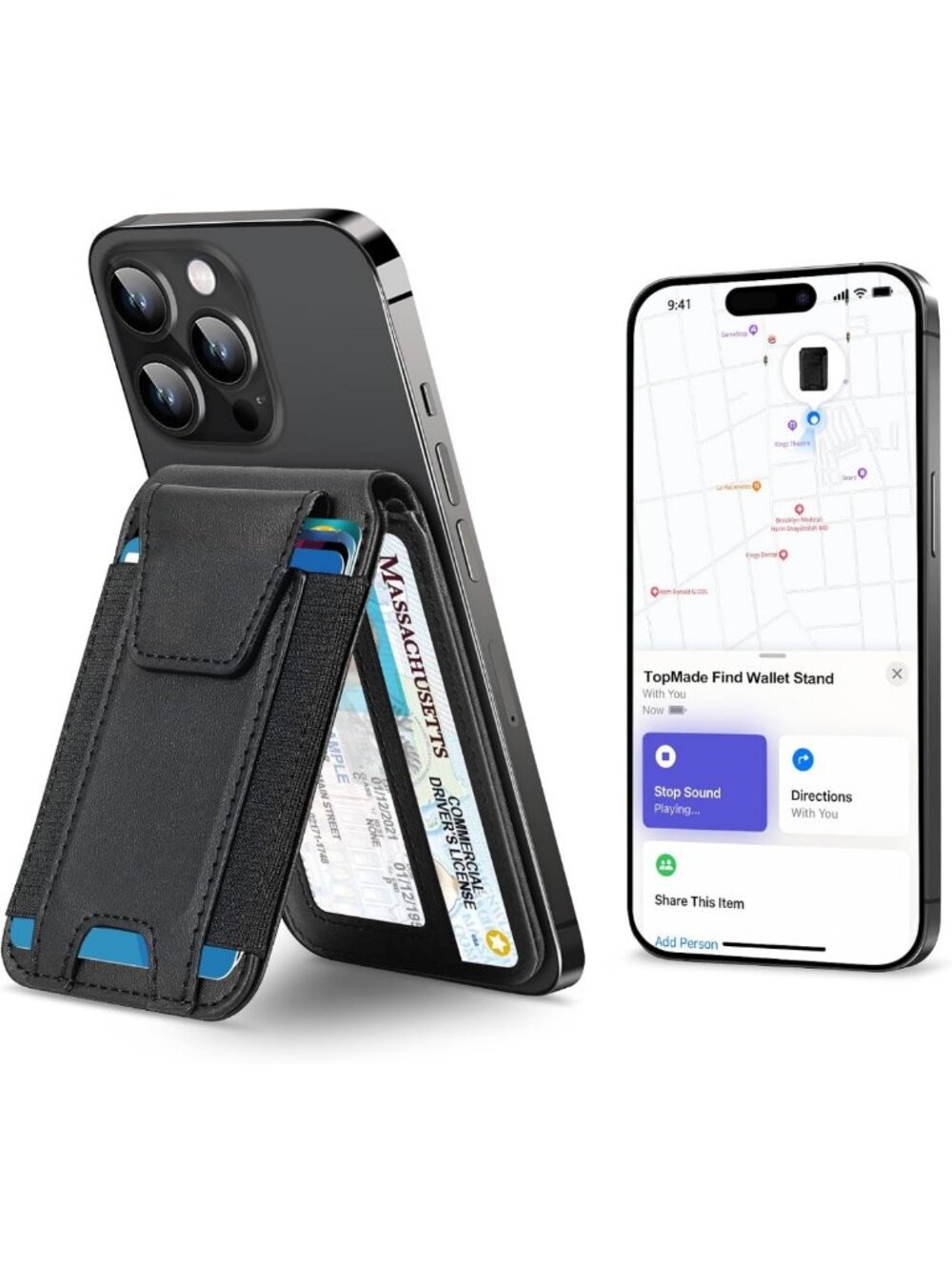 MagSafe Wallet with Find My Compatibility | Strong Magnetic Card Holder
